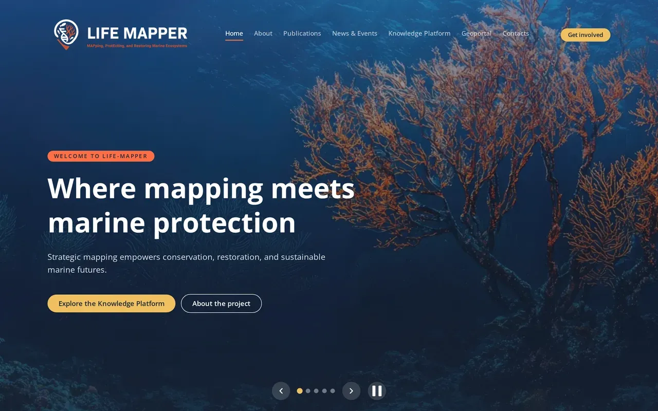 Screenshot progetto Life Mapper